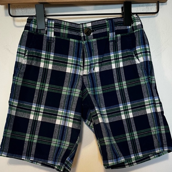 Janie and Jack Plaid Shorts Size 4 - Picture 1 of 4
